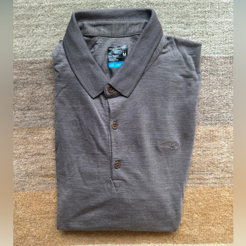 Icebreaker Men’s Brown Polo Shirt